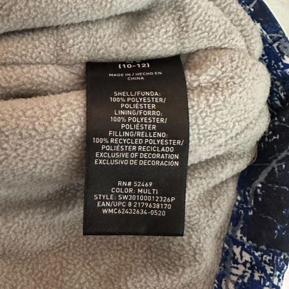 Swiss Tech Blue and White Coat, Large, Pre-owned - Picture 8 of 9